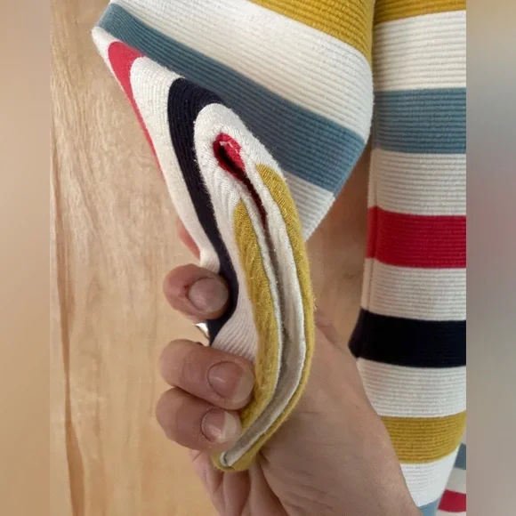 Boden Sarah Ottoman Top In Multicolor Stripe - Picture 9 of 13